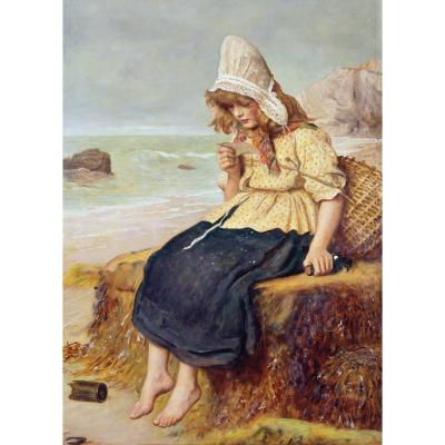John Everett Millais - A Message from the Sea